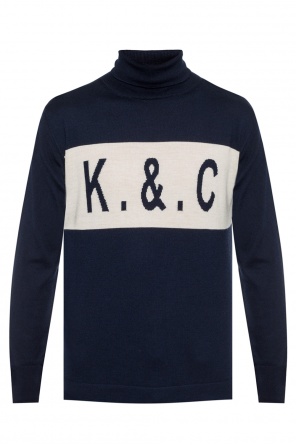 Logo-embroidered turtleneck sweater, zdjęcie 1 Logo-embroidered turtleneck sweater od Kent & Curwen